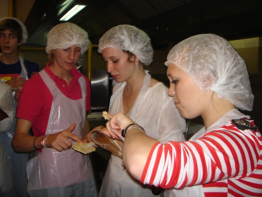 Tasting the pastry